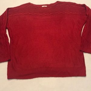 St John’s Bay red sweater, large